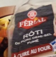 Roti de porc fumé