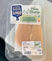 2 filets poulet plein champ