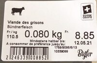 Viande des grisons