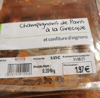 Champignons de Paris à la Grecque
