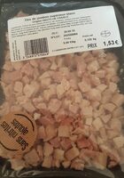 Dés de jambon supérieur blanc
