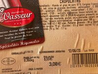 Chipolatas CHARCUTERIE VASSEUR