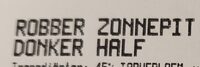 Robber zonnepit donker half