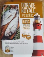 Dorade royale vidée