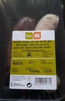 Boudin blanc et noir mixte bio
