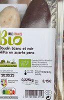 Boudin blanc et noir