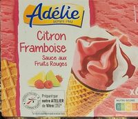Citron framboise sauce aux fruits rouges