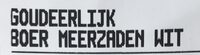 Goudeerlijk boer meerzaden wit