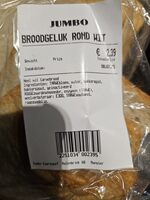 Broodgeluk rond wit
