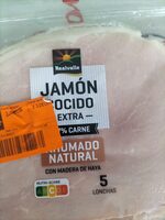 Jamon cocido extra, ahumado natural