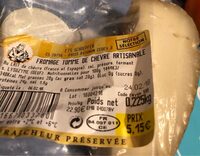 Fromage tomme de chèvre artisanale