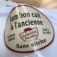 Jambon blanc sans notrite cuit avec couenne