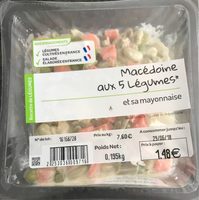 Macédoine aux 5 légumes et sa mayonnaise