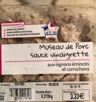 Museau de porc sauce vinaigrette