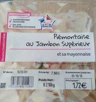 Piémontaise au jambon supérieur