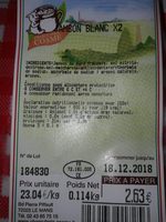 Jambon blanc