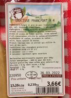 Saucisse de francfort