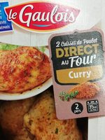 Cuisses de poulet direct au four curry