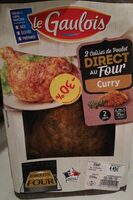 2 Cuisses de Poulet Direct au four Curry