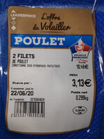 2 filets de poulet