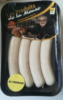 Saucisses blanches au fromage