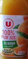 Jus d'orange sans pulpe