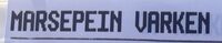 Marsepein varken