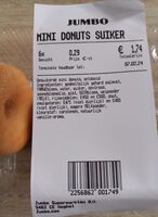 Mini donuts suiker