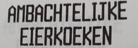 Ambachtelijke eierkoeken