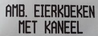 Amb. eierkoeken met kaneel