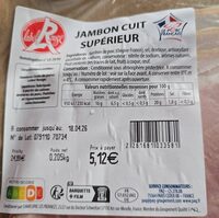 Jambon cuit supérieur