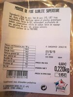 Mousse de foie qualité supérieure