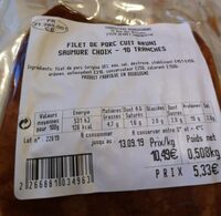 Filet de porc cuit