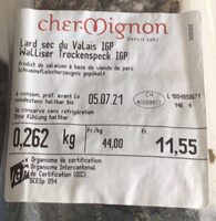 Lard sec du valais