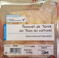 Pommes de terre au thon naturel