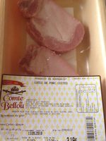 Cotes de porc cuites