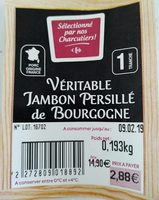 Veritable jambon persillé de Bourgogne