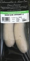 Boudin blanc campagnard deux
