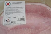 Jambon supérieur avec couenne 2 tranches