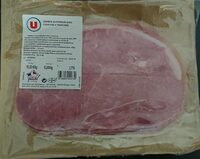 Jambon cuit supérieur avec couenne 4 tranche