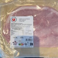Jambon cuit supérieur avec couenne