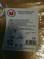 Jambon  supérieur sans couenne