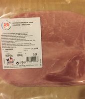 Jambon superieur sans couenne 4 tranches