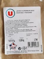 Jambon supérieur sans couenne