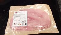 Jambon cuit supérieur sans couenne 4 tranches