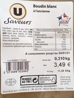 Boudin blanc a l’ancienne