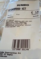 Stokbrood wit