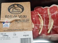 Rôti de veau façon orloff