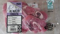 Chuleta de pavo al ajillo