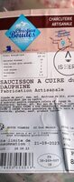 Saucisson a cuire